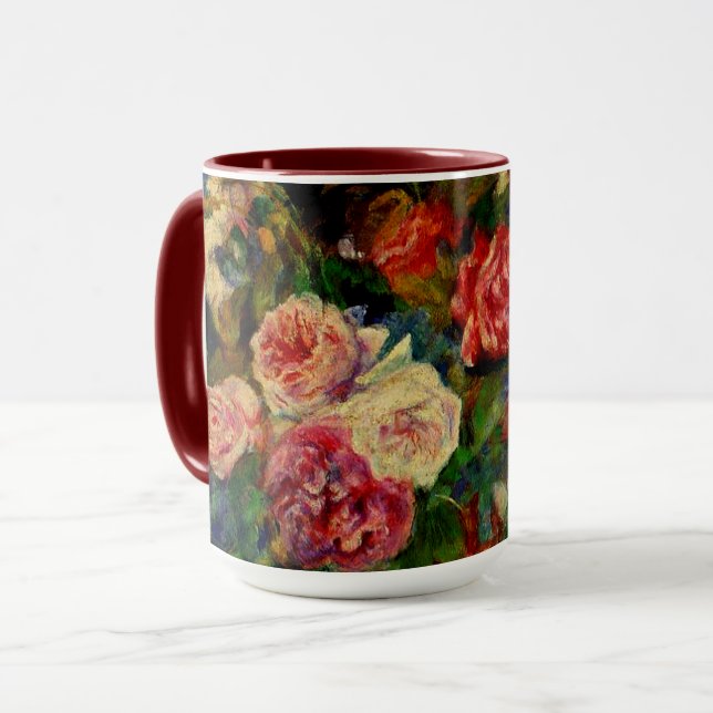 Renoir - Rose Tasse (Vorderseite Links)
