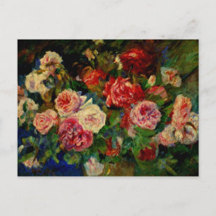 Renoir - Rosen Postkarte