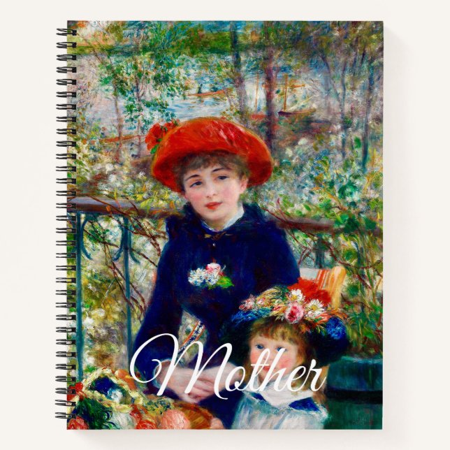 Renoir’s Mother and Child  Notizbuch (Vorderseite)