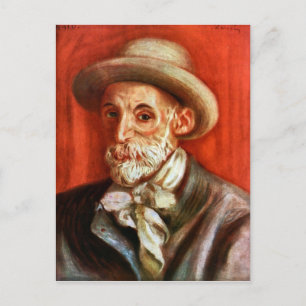 Renoir - Selbstportrait 1910 von Pierre Renoir Postkarte