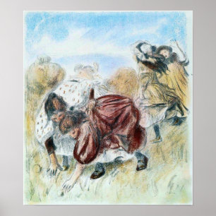 Renoir - Spielende Kinder 1900 Poster