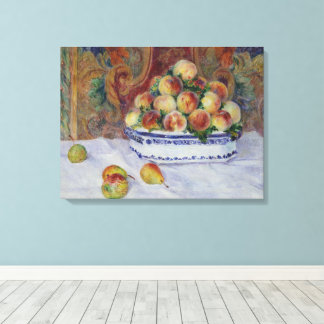 Renoir Stillleben mit Pfirsichen Leinwanddruck