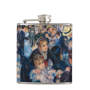 Renoir - Tanz im Le Moulin de la Galette Flachmann