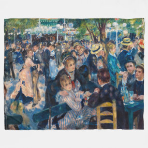 Renoir - Tanz im Moulin de la Galette Fleecedecke