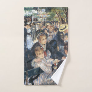 Renoir Tanz im Moulin de la Galette Vintage Badhandtuch Set