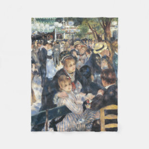 Renoir Tanz im Moulin de la Galette Vintage Fleecedecke
