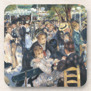 Renoir Tanz im Moulin de la Galette Vintage Getränkeuntersetzer