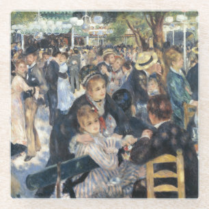 Renoir Tanz im Moulin de la Galette Vintage Glasuntersetzer