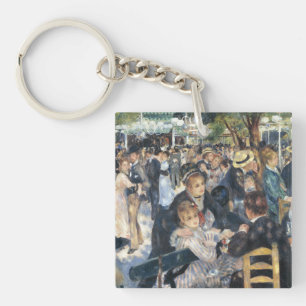 Renoir Tanz im Moulin de la Galette Vintage Schlüsselanhänger
