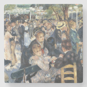 Renoir Tanz im Moulin de la Galette Vintage Steinuntersetzer
