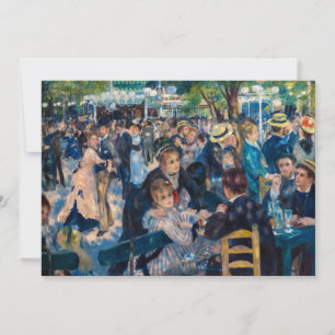 Renoir - Tanz in Le Moulin de la Galette Einladung