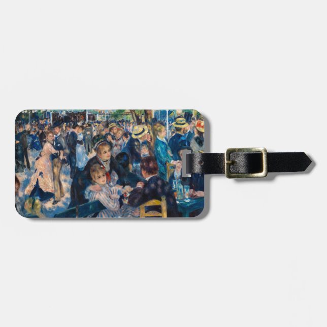 Renoir - Tanz in Le Moulin de la Galette Gepäckanhänger (Vorderseite horizontal)