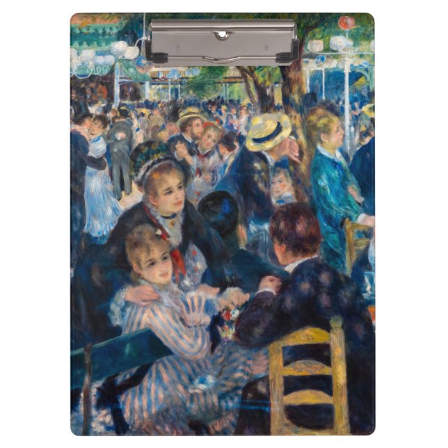 Renoir - Tanz in Le Moulin de la Galette Klemmbrett (Vorderseite)