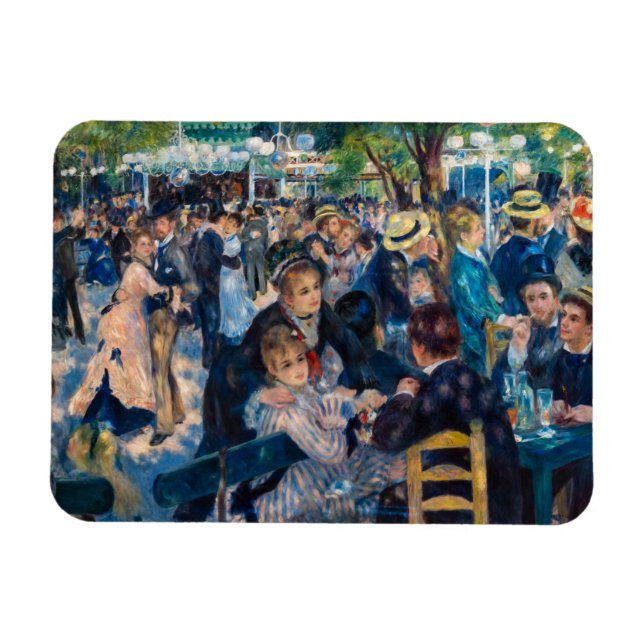 Renoir - Tanz in Le Moulin de la Galette Magnet (Horizontal)