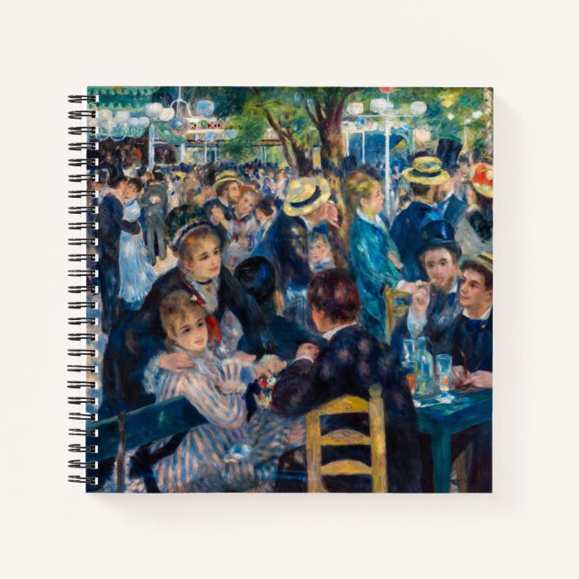 Renoir - Tanz in Le Moulin de la Galette Notizbuch (Vorderseite)