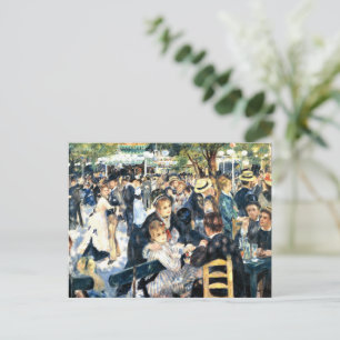 Renoir - Tanz in Le Moulin de la Galette Postkarte