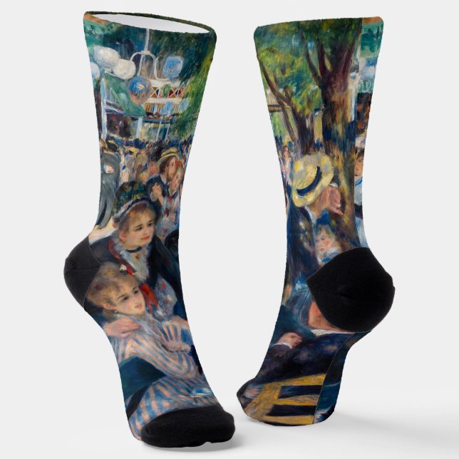 Renoir - Tanz in Le Moulin de la Galette Socken (Gewinkelt)