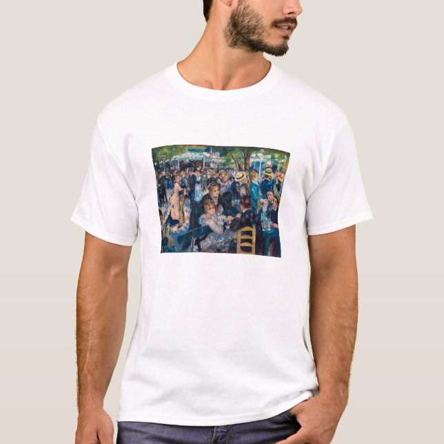 Renoir - Tanz in Le Moulin de la Galette T-Shirt (Vorderseite)