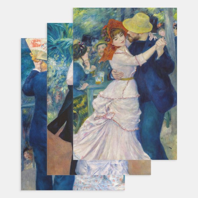 Renoir - Tanzserie: Bougival, City & Country Geschenkpapier Set (Von Creator hochgeladen)