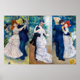 Renoir - Tanzserie: Bougival, City & Country Poster