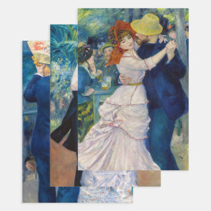 Renoir - Tanzserie: Bougival, Stadt & Land Geschenkpapier Set