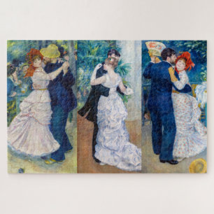 Renoir - Tanzserie: Bougival, Stadt & Land Puzzle