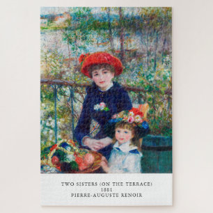 Renoir "Two Sisters (Auf der Terrasse)" Kunst und Puzzle