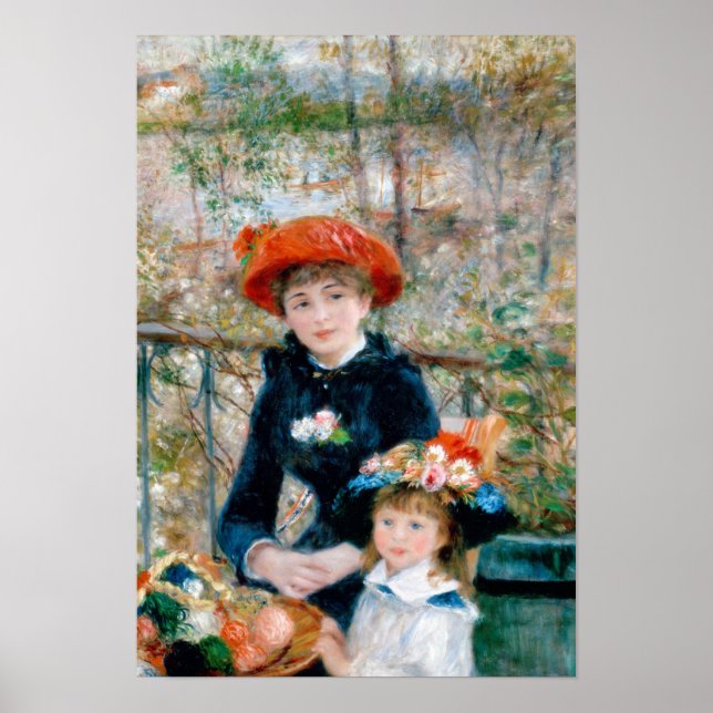 Renoir "Two Sisters (On the Terrace)" Poster (Vorne)