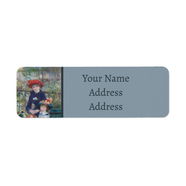 Renoir Two Sisters Terrasse Französischer Impressi (Vorne)