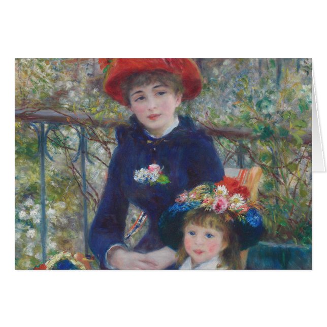 Renoir Two Sisters Terrasse Französischer Impressi (Vorderseite (Horizontal))
