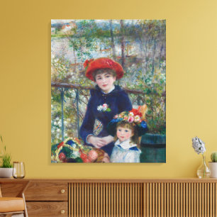 Renoir Two Sisters Terrasse Impressionismus Malere Leinwanddruck