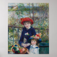 Renoir Two Sisters Terrasse Impressionismus Malere