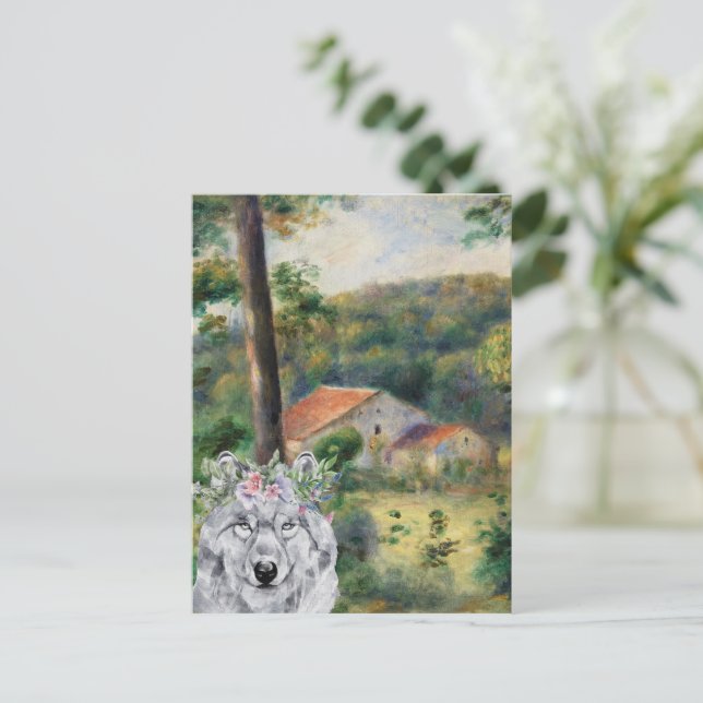 Renoir Umgebungen von Briey und dem Extravaganten  Postkarte (Stehend Vorderseite)