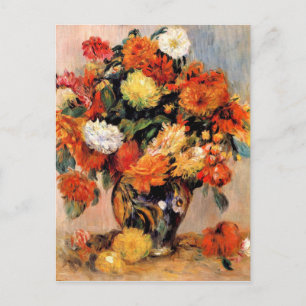 Renoir - Vase der Blume, 1884 Postkarte