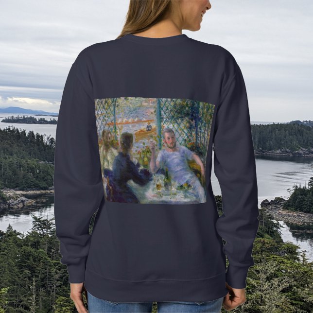 Renoir Vintage Art - Lunch at Restaurant Fournaise Sweatshirt (Von Creator hochgeladen)