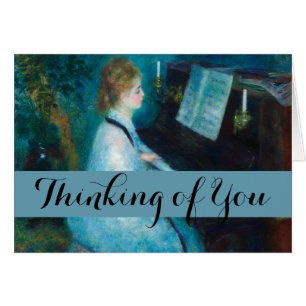 Renoir Woman Piano Musiker
