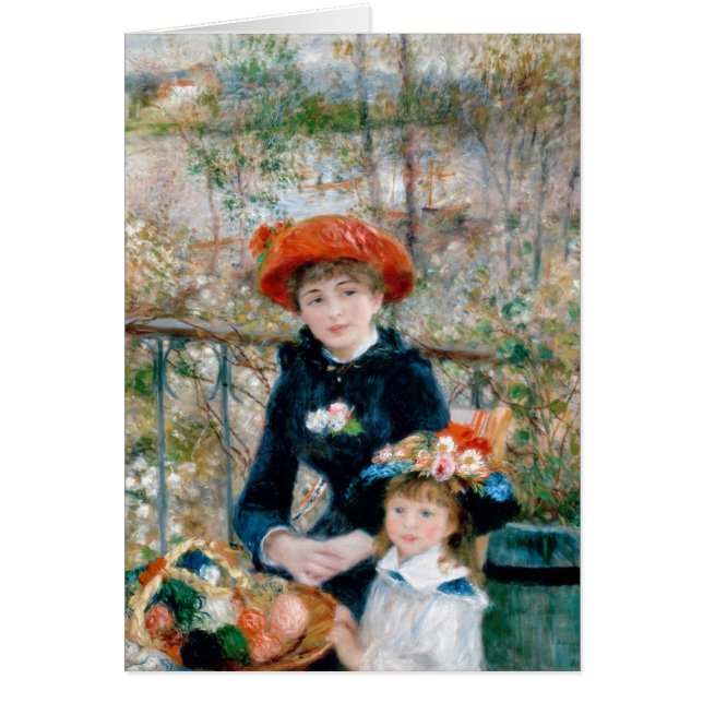 Renoir Zwei Schwestern auf der Vintagen Terrasse (Vorne)