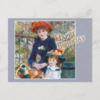 Renoir Zwei Schwestern CC0398 Geburtstag