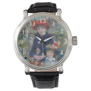 Renoir Zwei Schwestern Terrasse Französischer Impr Armbanduhr