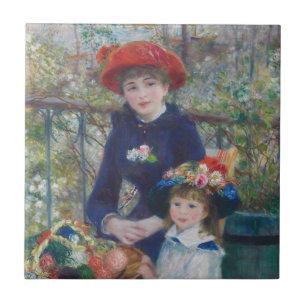 Renoir Zwei Schwestern Terrasse Französischer Impr Fliese