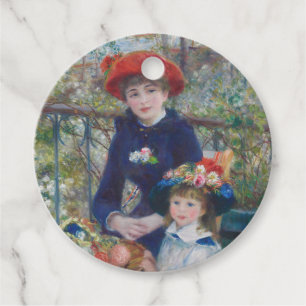 Renoir Zwei Schwestern Terrasse Französischer Impr Geschenkanhänger