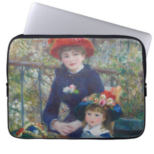 Renoir Zwei Schwestern Terrasse Französischer Impr Laptopschutzhülle