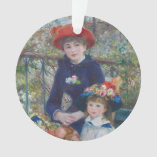Renoir Zwei Schwestern Terrasse Französischer Impr Ornament