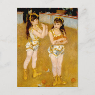 Renoir's Acrobats beim Cirque Fernando (1879) Postkarte