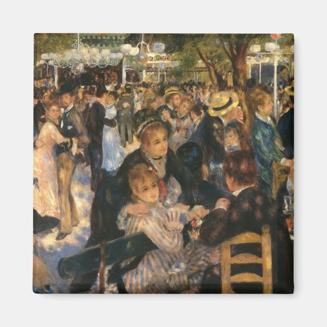 Renoir's Bal du de la Galette (1876) Magnet (Vorne)