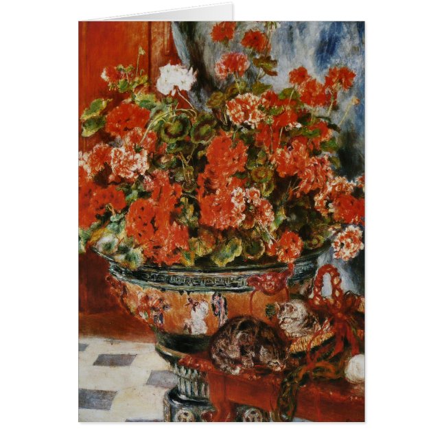 Renoirs Blumen und Katzen (Vorne)