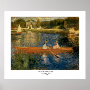 Renoirs die Seine bei Asnières (der Skiff) Ca 1879 Poster