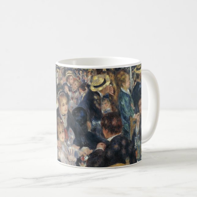 Renoir's Le Moulin de la Galette Kaffeetasse (VorderseiteRechts)