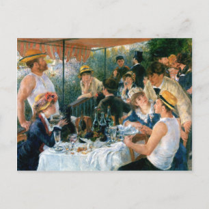 Renoir's Luncheon of the Boating Party (1881) Postkarte