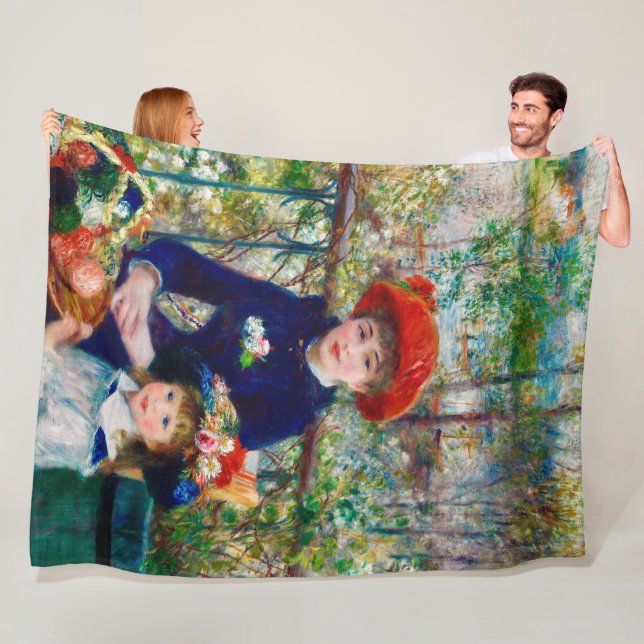 Renoir's Mother and Child  Fleece Blanket (Beispiel)